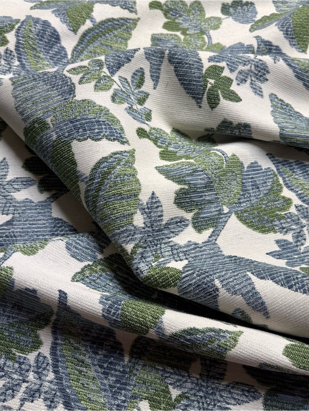 Stout Fabrics Saquan Lake End Of Bolt 1-1/2 yards Jacquard Botanical Upholstery